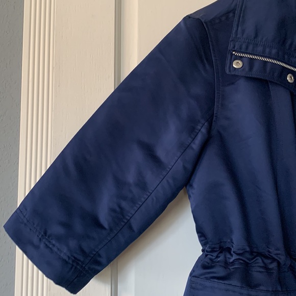 Lands’ End Navy Half Sleeve Spring Jacket size Medium - Picture 3 of 6